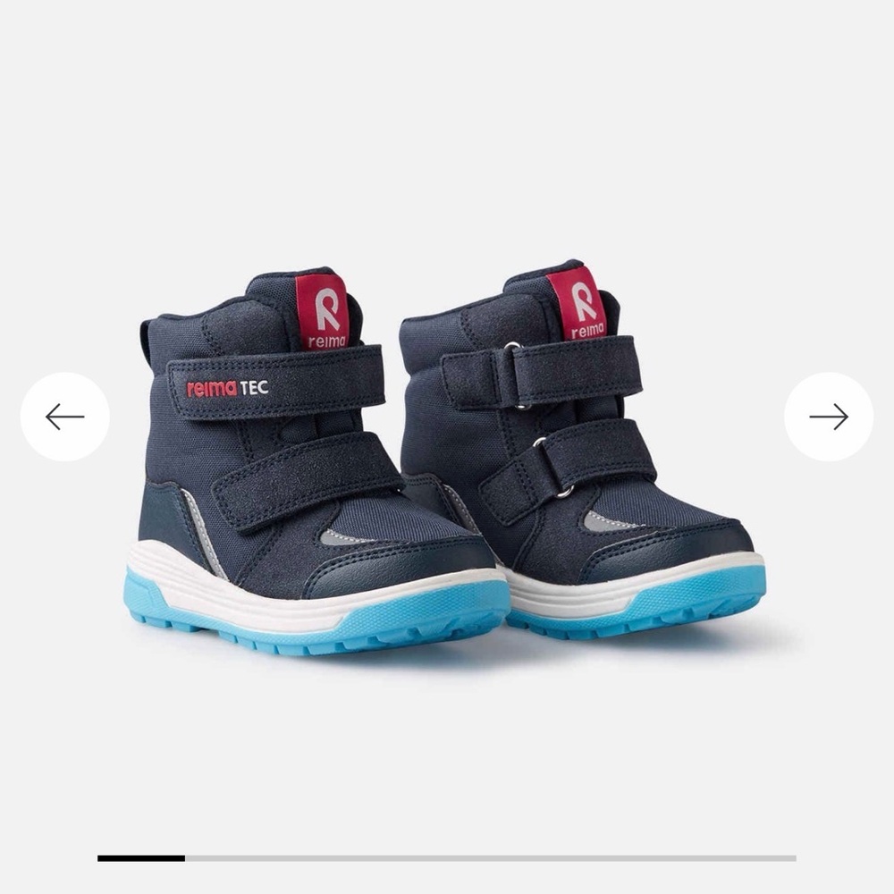 Reima Kids' Navy and Light Blue Snow Boots